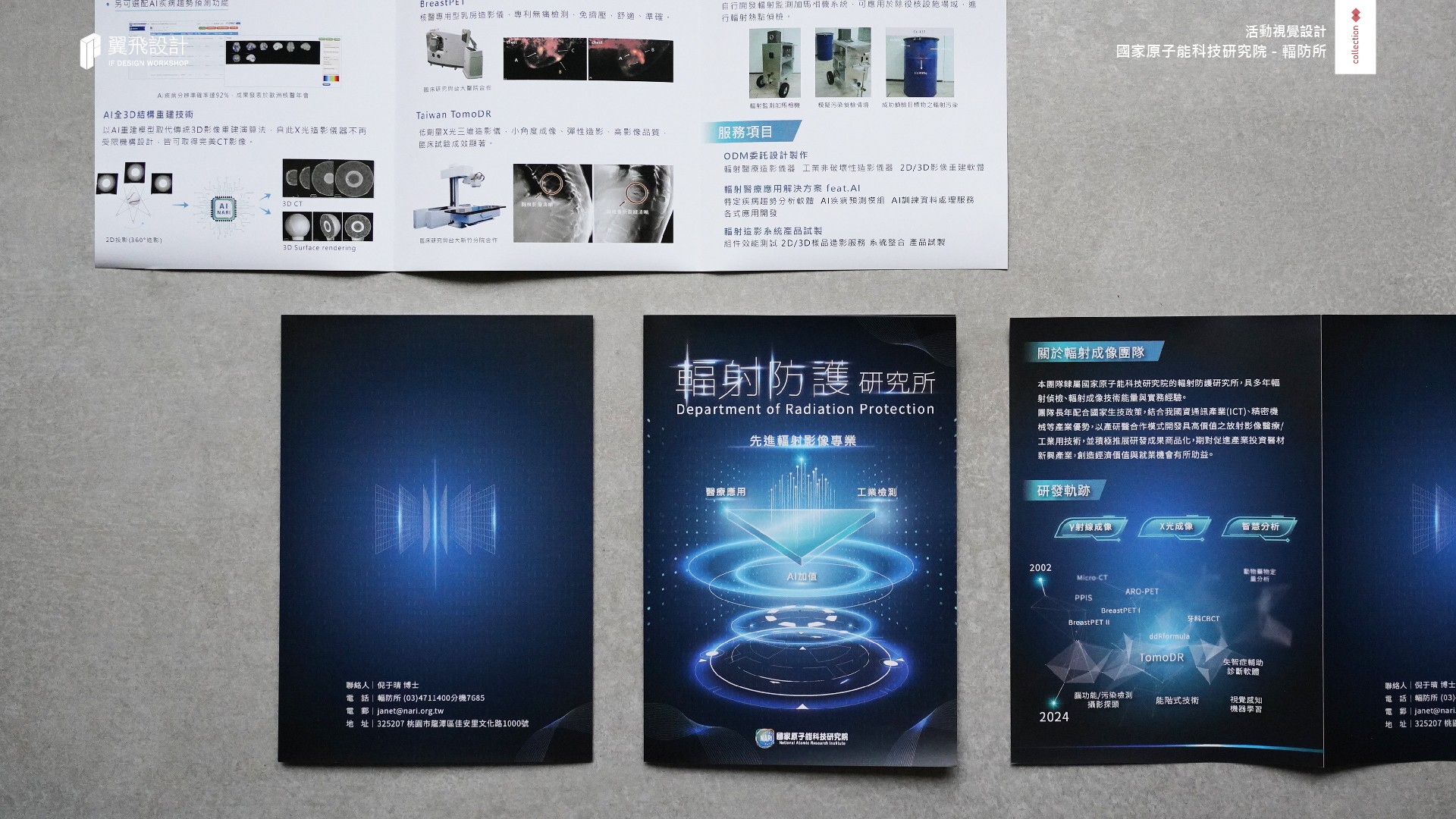 翼飛設計、台中、平面、設計、展場、主視覺、海報、活動規劃、品牌規劃、型錄、摺頁、平面設計、國原院、國家原子能科技研究院