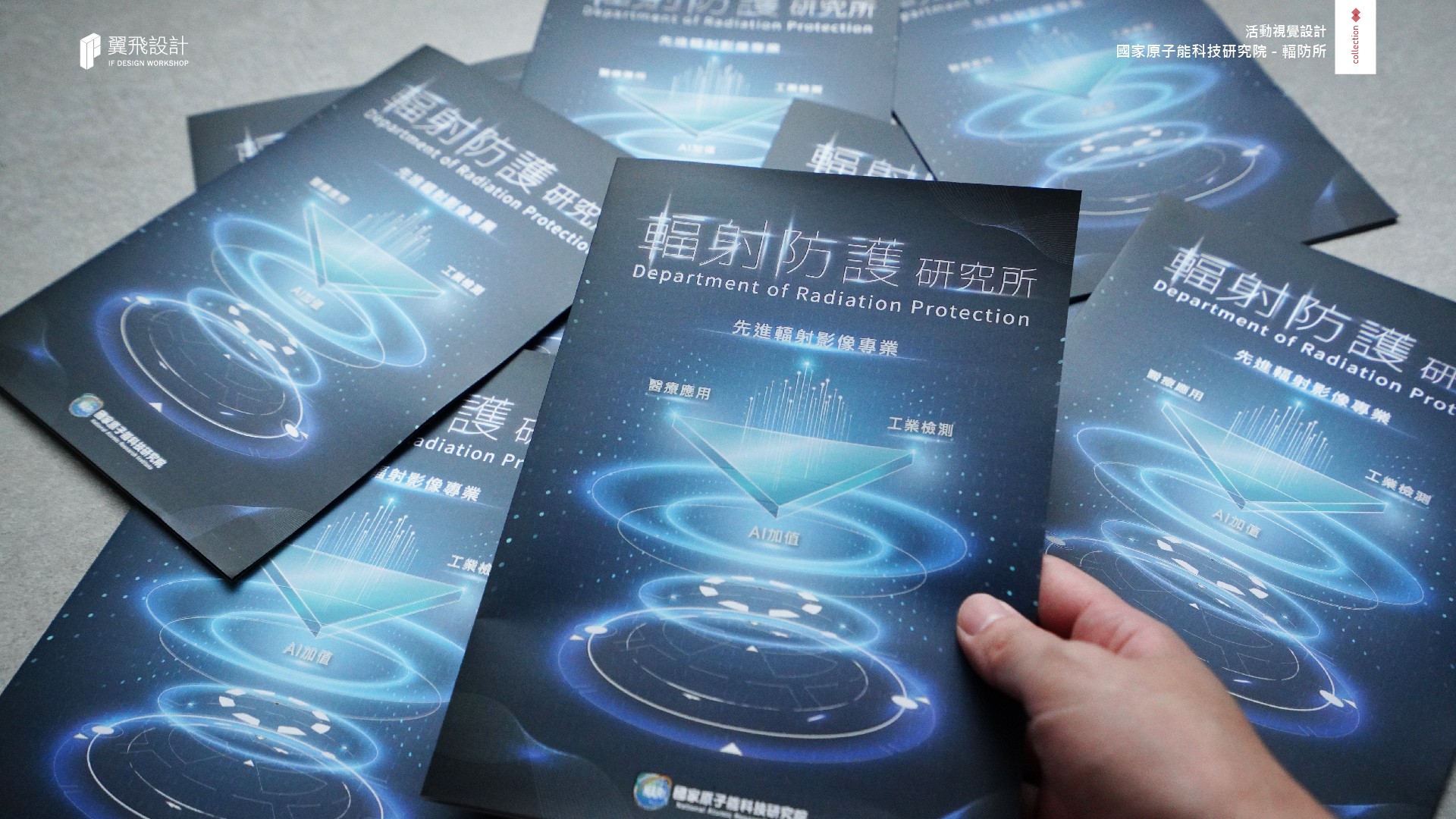 翼飛設計、台中、平面、設計、展場、主視覺、海報、活動規劃、品牌規劃、型錄、摺頁、平面設計、國原院、國家原子能科技研究院