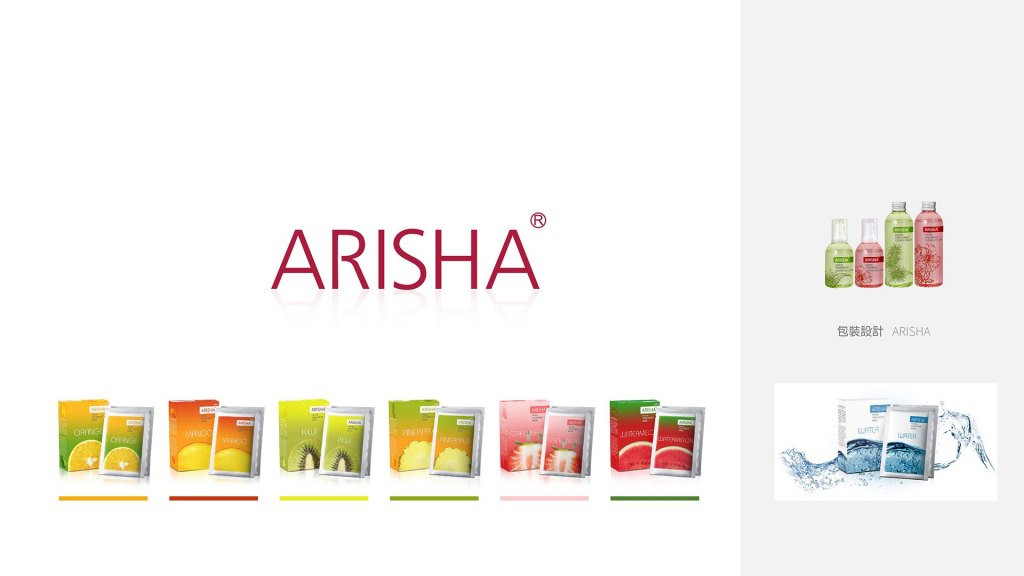 翼飛設計，ARISHA，保養品，台灣之美，農產品，包裝設計，瓶身設計